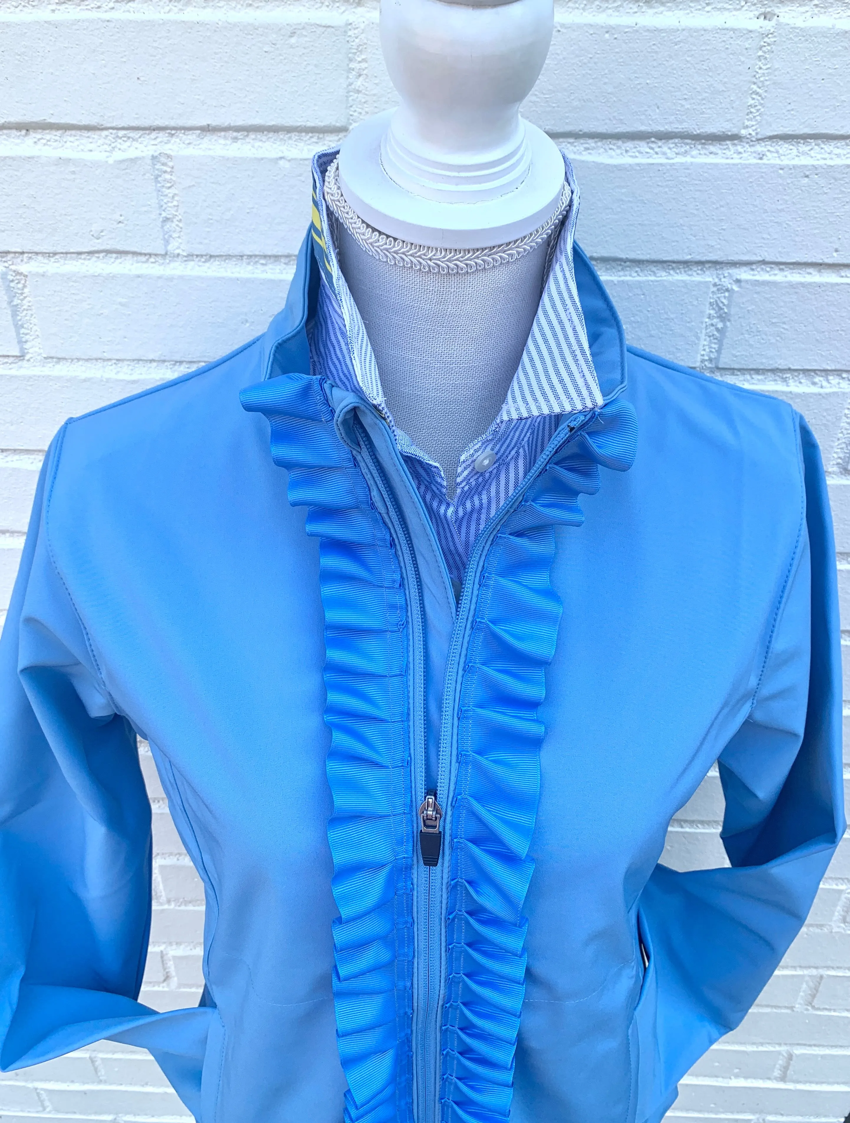 Sailor Soft Shell Jacket - Lt. Blue w Lt. Blue Ruffle Ribbon (SLR05)