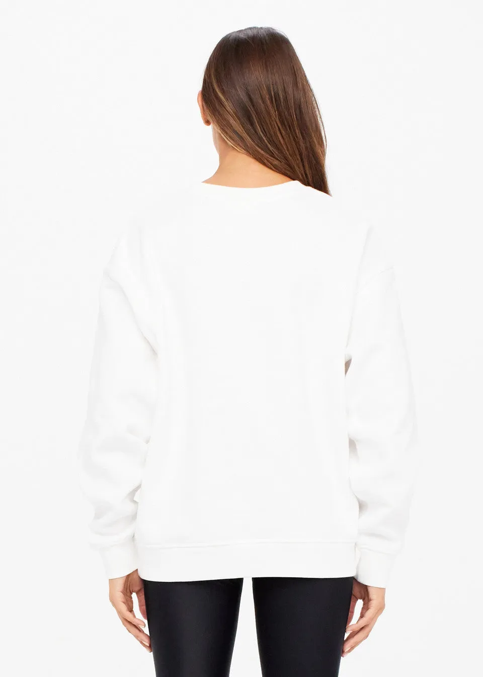 Saturn Arrow Sweater | White