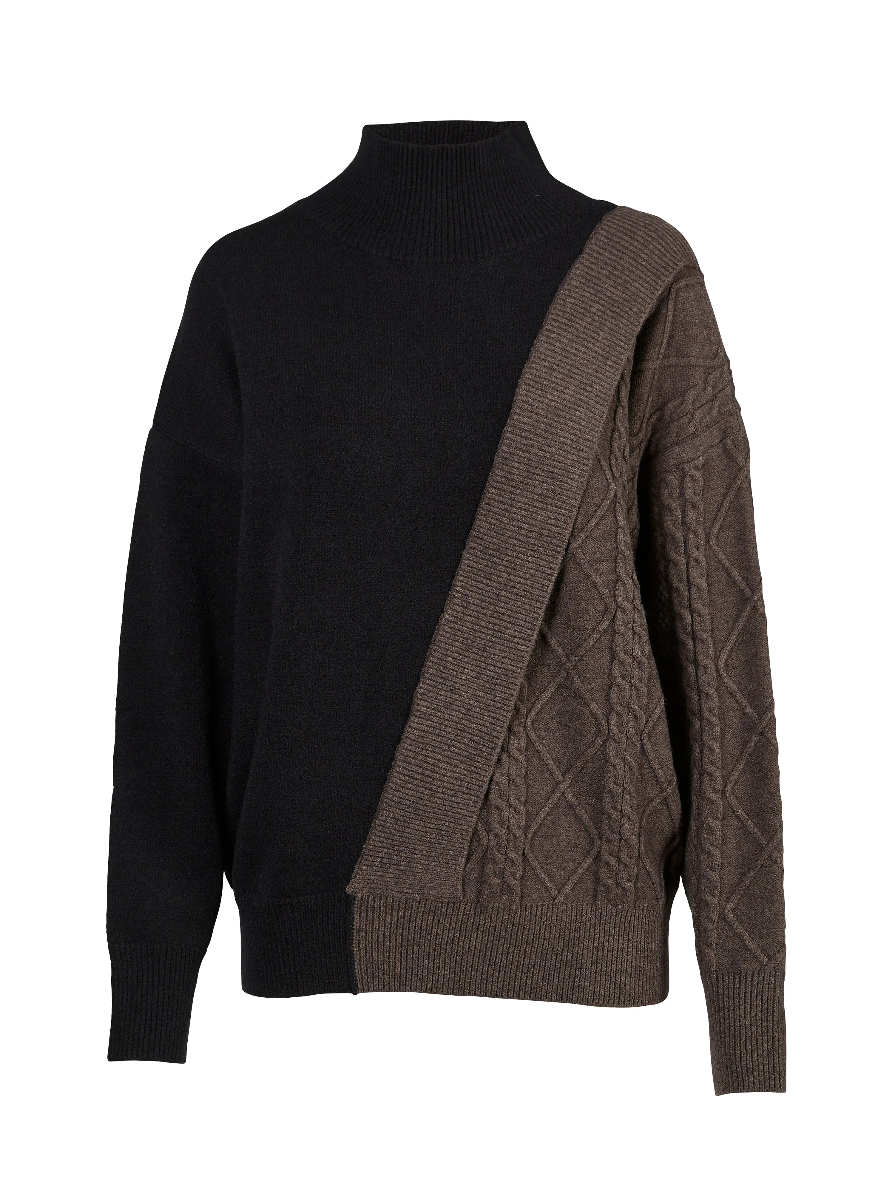 SIGGA knit jumper - Black mix