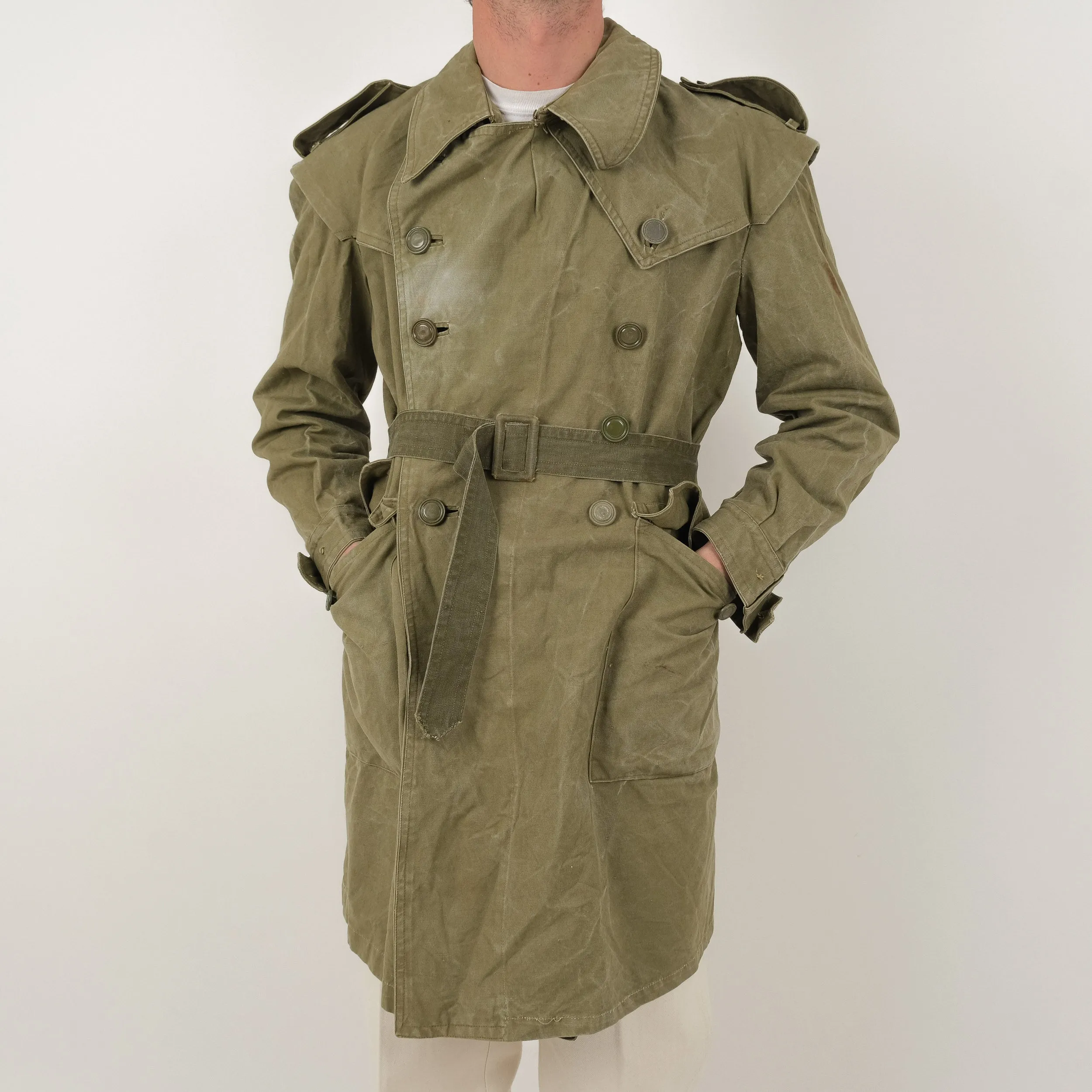 SPANISH MILITARY TRENCH COAT