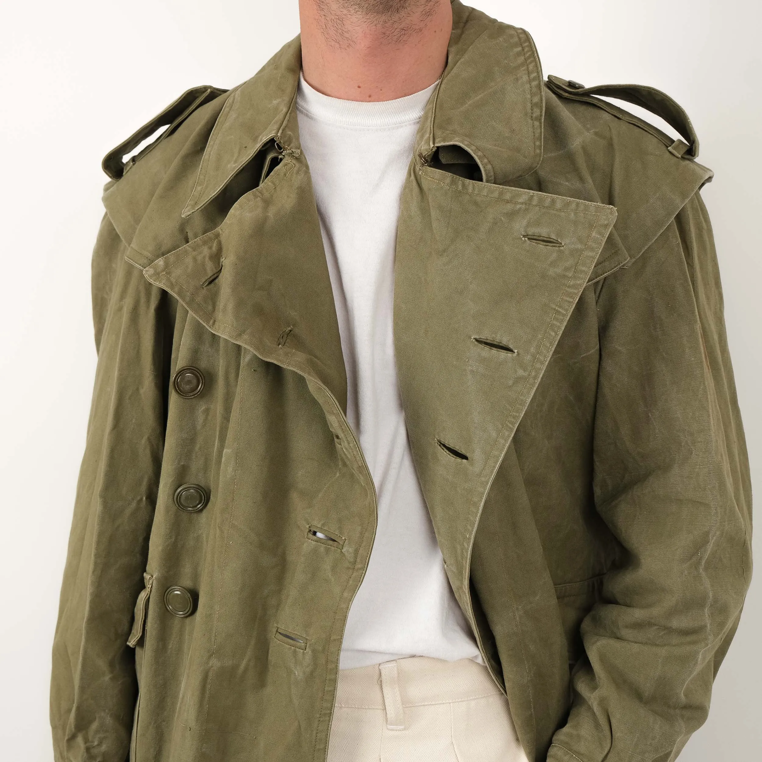 SPANISH MILITARY TRENCH COAT