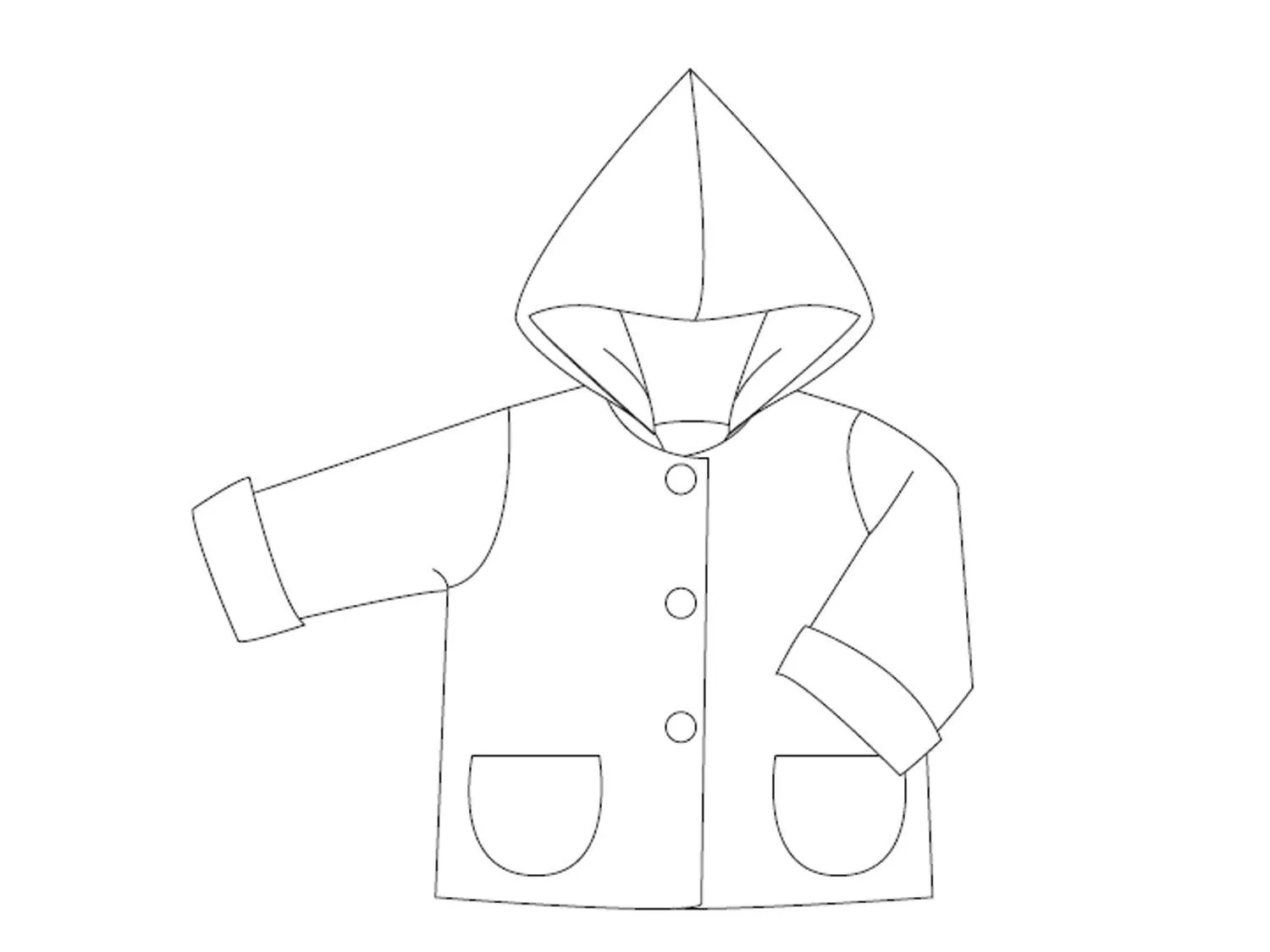 TORETTO Baby jacket sewing pattern