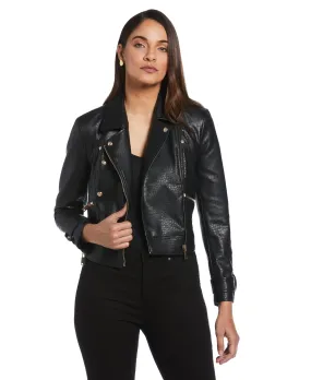 Vegan Leather Moto Jacket