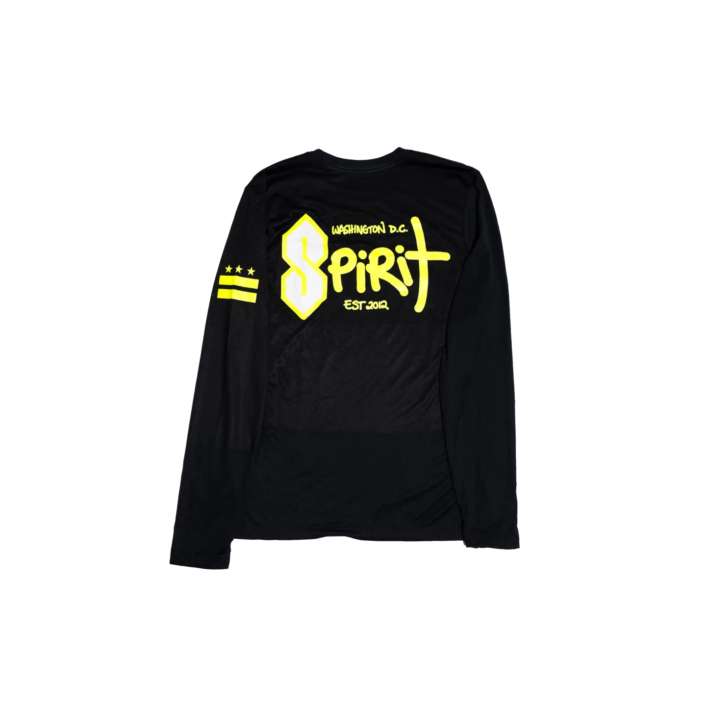 Washington Spirit 2024 Graffiti "S" Nike Crew Sweatshirt - Black