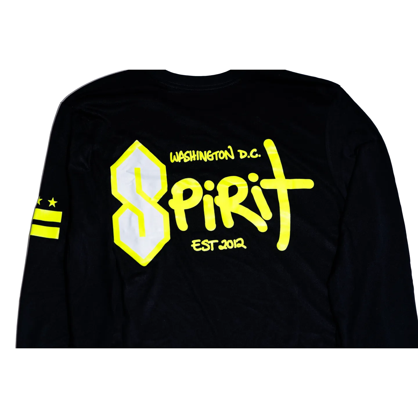 Washington Spirit 2024 Graffiti "S" Nike Crew Sweatshirt - Black