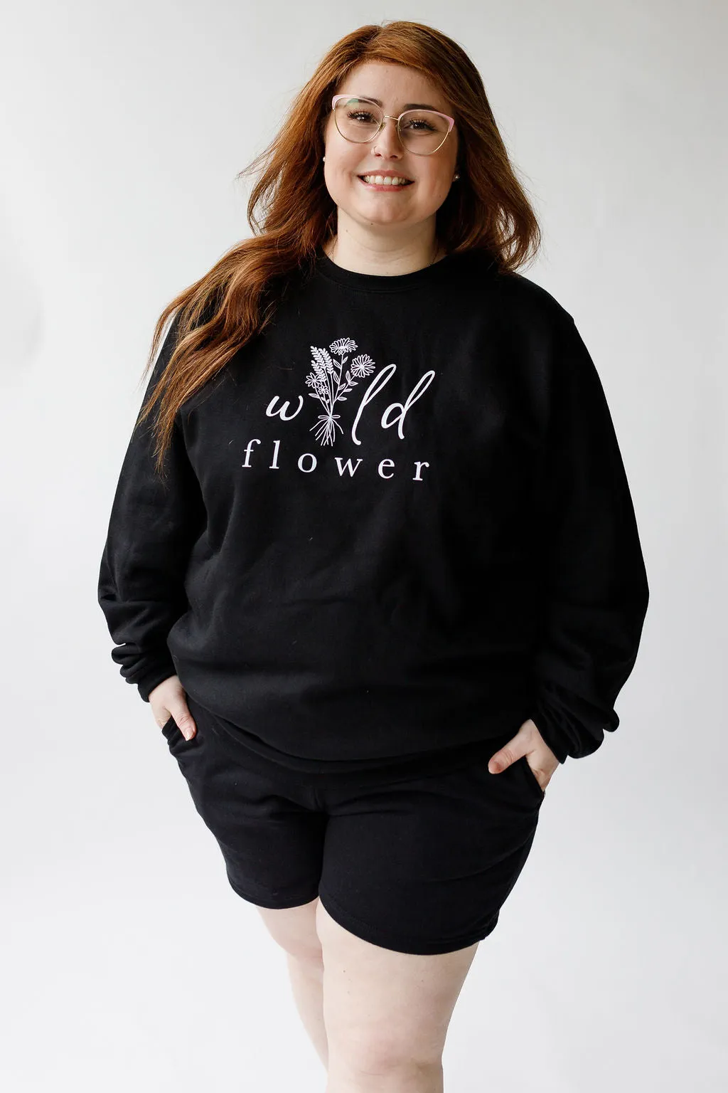 Wild Flower Crewneck Pullovers