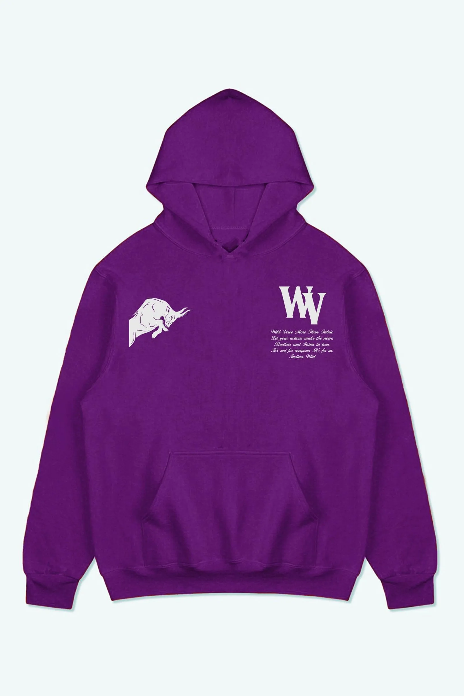 WV STAND UP "PREMIUM VINTAGE" HOODIE (PURPLE)